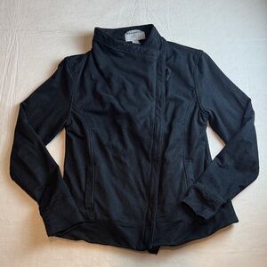 Marrakech Women's Black Asymmetrical Zip Moto Jacket Size S